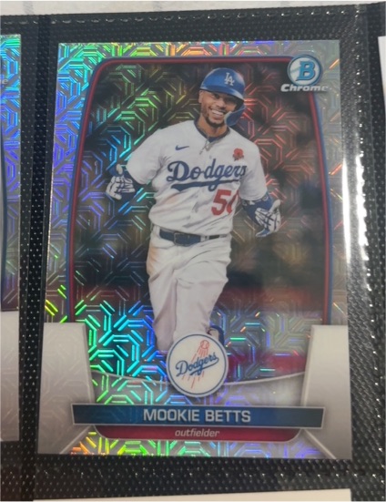 2023 Bowman Chrome #20 Mookie Betts — front