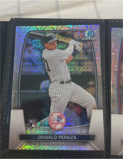 2023 Bowman Chrome #70 Oswald Peraza — front