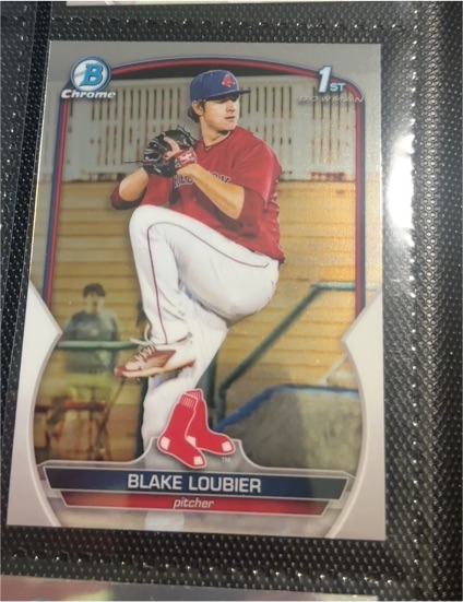 2023 Bowman Chrome #BCP-122 Blake Loubier — front