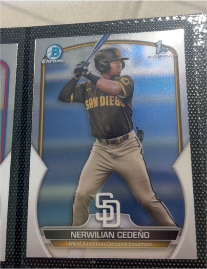 2023 Bowman Chrome #BCP-81 Nerwilian Cedeno — front