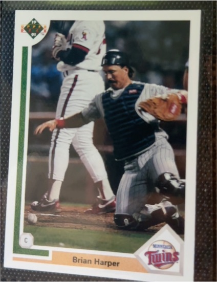 1991 Upper Deck #212 Brian Harper — front