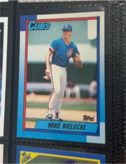 1990 Topps #114 Mike Bielecki — front
