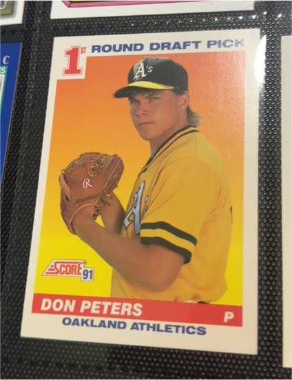 1991 Score #381 Don Peters — front