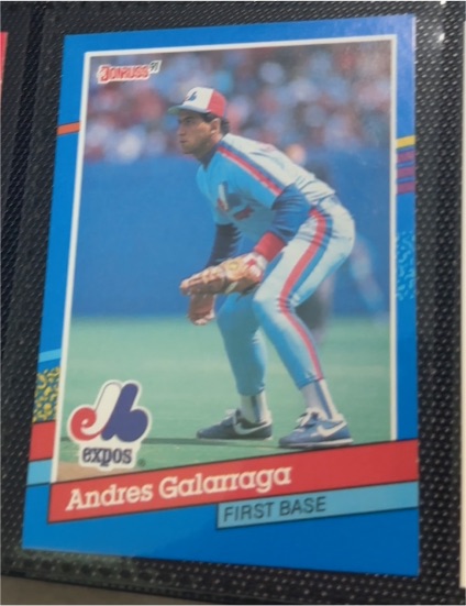 1991 Donruss #68 Andres Galarraga Montreal Expos — front