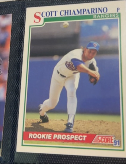 1991 Score #352 Scott Chiamparino — front