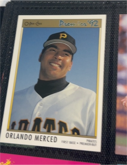 1992 O-Pee-Chee Premier #22 Orlando Merced — front