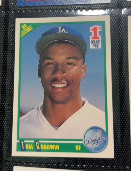 1990 Score #668 Tom Goodwin — front