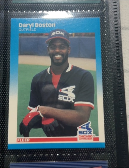 1987 Fleer #487 Daryl Boston — front