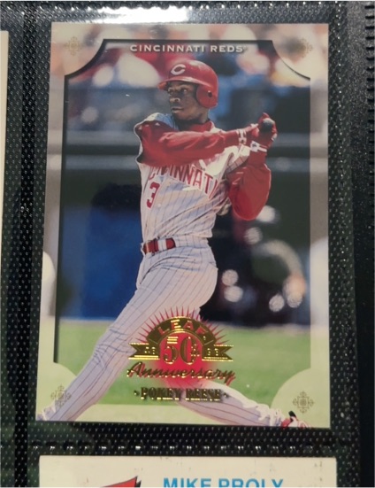 1998 Leaf 50th Anniversary Pokey Reese — front