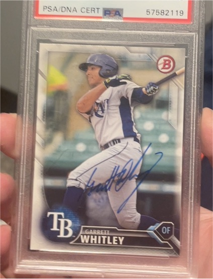 2016 Bowman Prospects #BP68 Garrett Whitley — front