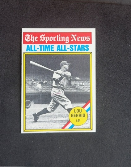 1976 Topps #341 Lou Gehrig — front