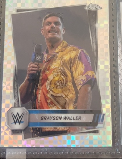 2025 Topps Chrome WWE #13 Grayson Waller — front