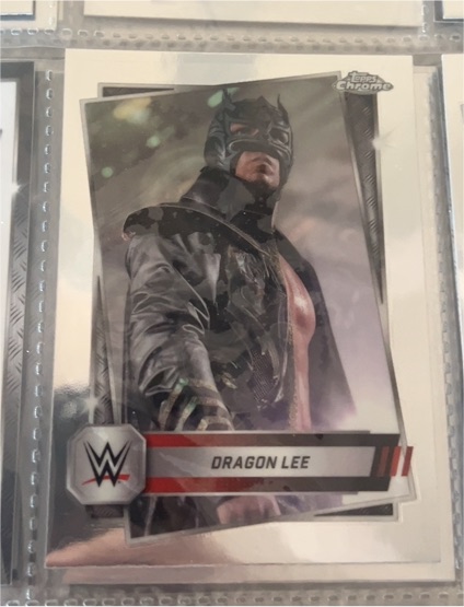 2025 Topps Chrome WWE #23 Dragon Lee — front