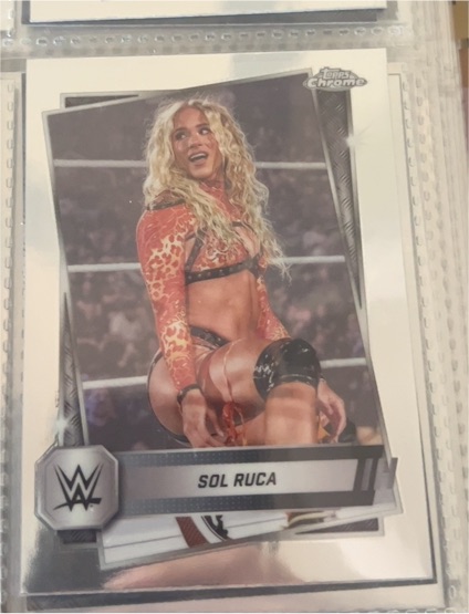 2025 Topps Chrome WWE #24 Sol Ruca — front