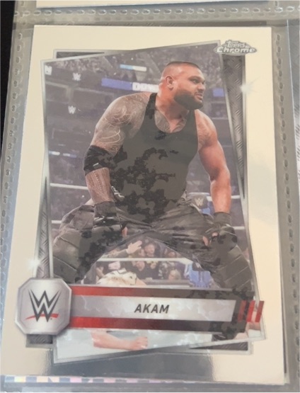 2025 Topps Chrome WWE #31 Akam — front