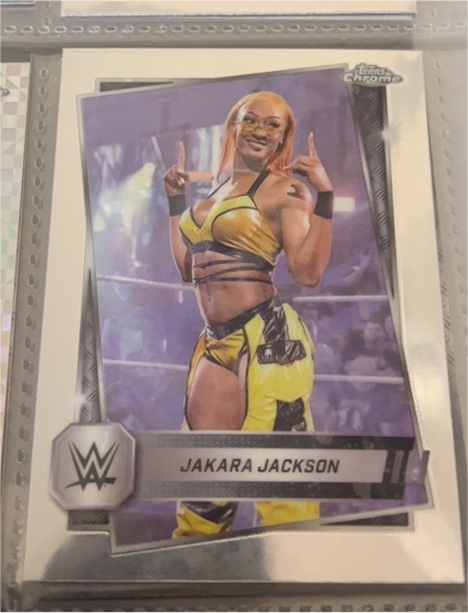 2025 Topps Chrome WWE #36 Jakara Jackson — front