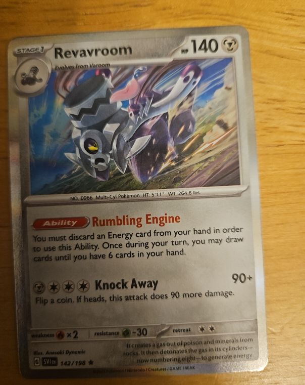 2023 Pokémon Scarlet & Violet #142 Revavroom — front
