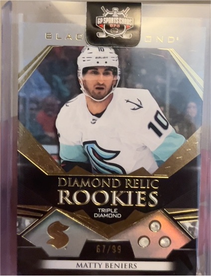2022-23 Upper Deck Black Diamond #BDR-MB Matty Beniers — front