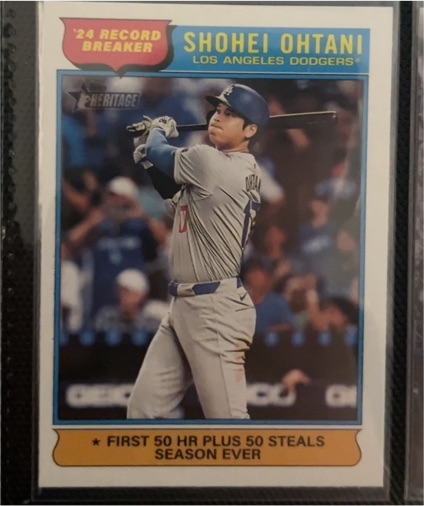 2025 Topps Heritage Record Breakers #1 Shohei Ohtani — front