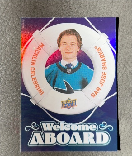 2024-25 Upper Deck Series 2 #WA-8 Macklin Celebrini — front