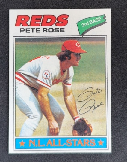 1977 Topps #450 Pete Rose — front