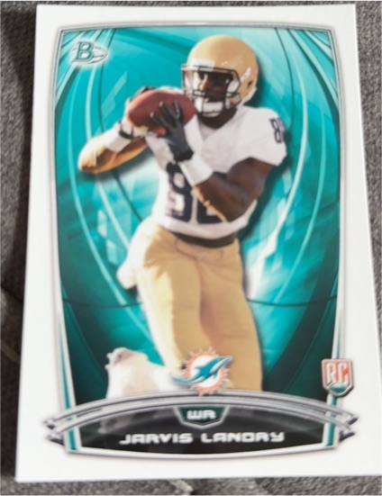 2014 Bowman #27 Jarvis Landry — front