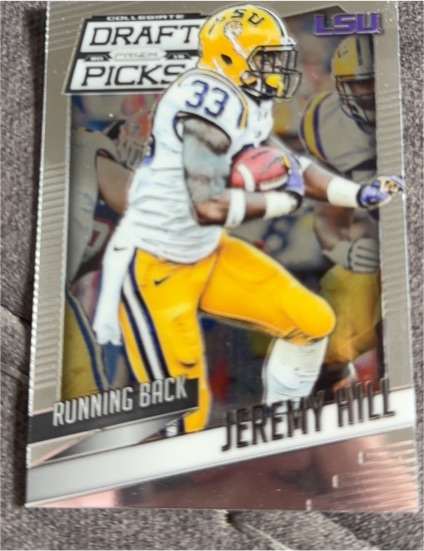 2015 Panini Prizm Collegiate Draft Picks #46 Jeremy Hill — front