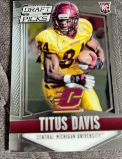 2015 Panini Prizm Collegiate Draft Picks #242 Titus Davis — front