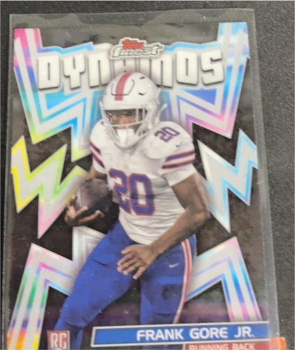 2024 Topps Finest Dynamos #DYN-8 Frank Gore Jr. — front