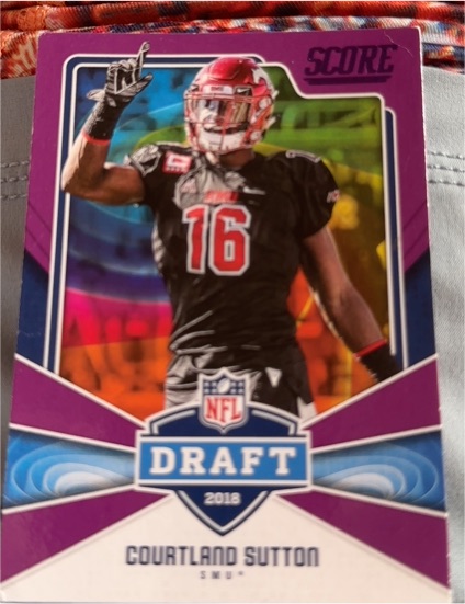 2018 Panini Score #22 Courtland Sutton — front