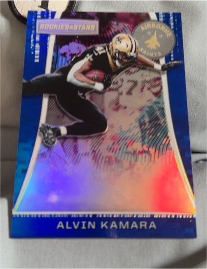 2018 Panini Rookies & Stars Airborne #196 Alvin Kamara — front