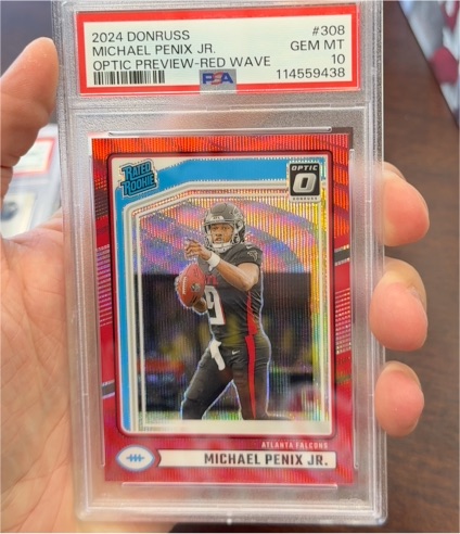 2024 Donruss Optic Preview #308 Michael Penix Jr. — front