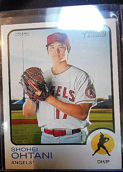 2022 Topps Heritage #150 Shohei Ohtani — front