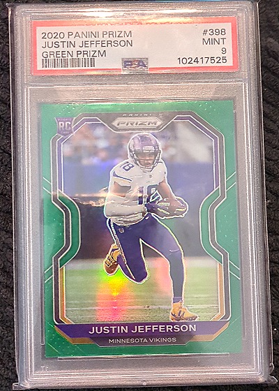 2020 Panini Prizm #398 Justin Jefferson — front