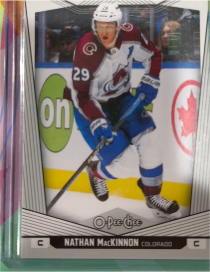 2024-25 O-Pee-Chee #1 Nathan MacKinnon — front