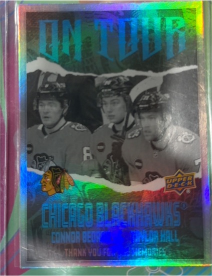 2024-25 Upper Deck On Tour #OT-30 Connor Bedard / Taylor Hall — front