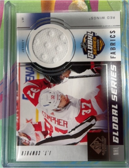 2024-25 SP Game Used Global Series Fabrics Jersey J.T. Compher #GSF-JC — front