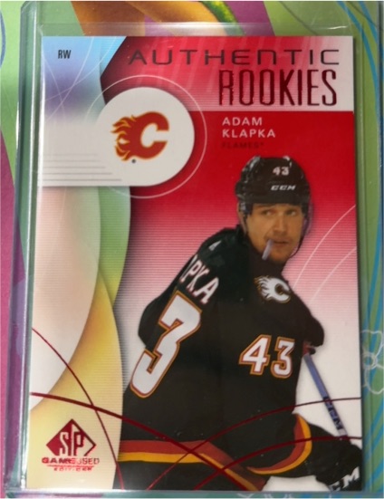 2024-25 Upper Deck SP Game Used Authentic Rookies #204 Adam Klapka — front