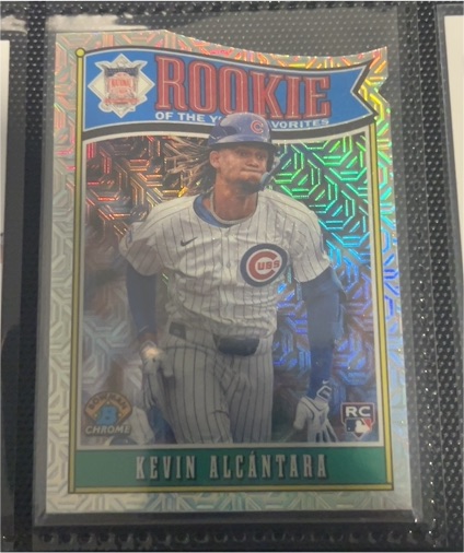 2025 Bowman Chrome Rookie of the Year Favorites #ROY-15 Kevin Alcantara — front