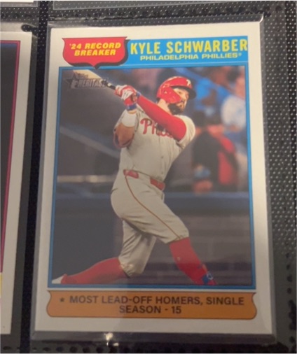 2025 Topps Heritage #2 Kyle Schwarber — front