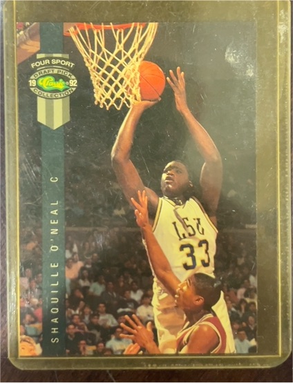 1992 Classic Four Sport Draft Pick Collection #1 Shaquille O'Neal — front