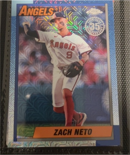 2025 Topps Series 2 #T90C-102 Zach Neto — front