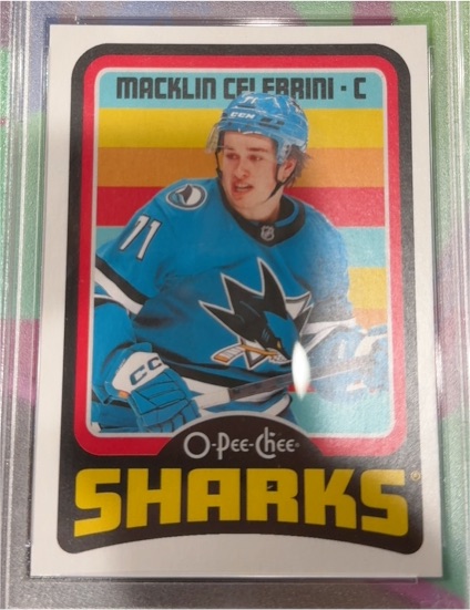 2024-25 O-Pee-Chee Retro #545 Macklin Celebrini — front
