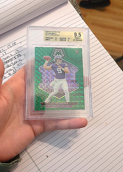 2024 Panini Mosaic #310 J.J. McCarthy — front