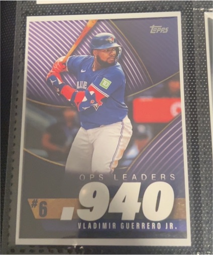 2025 Topps Series 2 #OPS-6 Vladimir Guerrero Jr. OPS Leaders — front