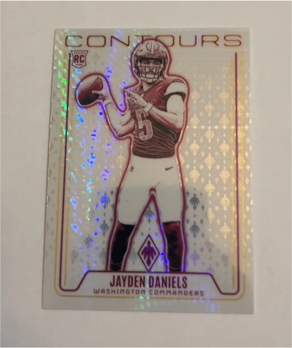 2024 Panini Phoenix Contours #CON-JDS Jayden Daniels — front