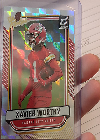 2024 Donruss The Rookies #TR-40 Xavier Worthy — front