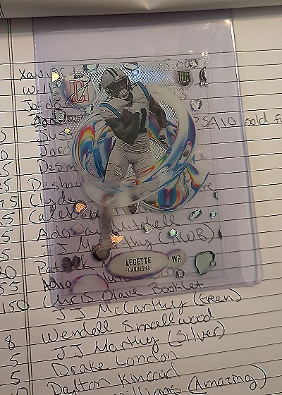 2024 Topps Signature Class #RC Xavier Legette — front