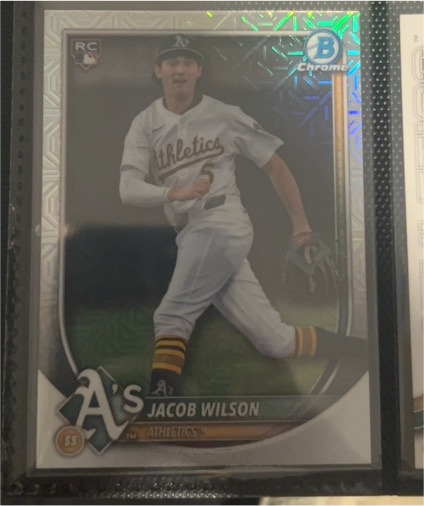 2025 Bowman #9 Jacob Wilson — front