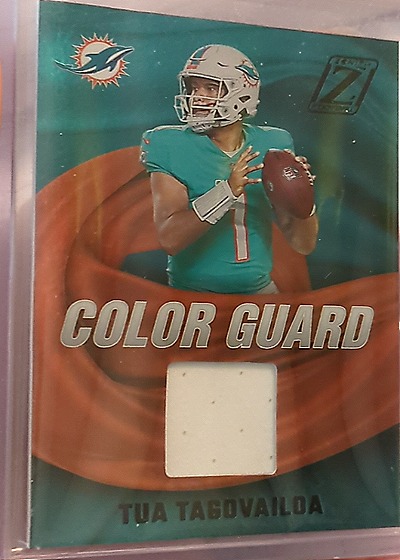 2022 Panini Zenith Color Guard #CG-6 Tua Tagovailoa — front